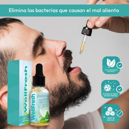¿Buscas una forma práctica de mantener tu aliento siempre fresco? Con WellFresh, una sola aplicación te da confianza en cualquier momento del día - Arnestore